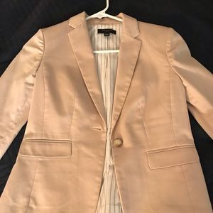 Ann Taylor cream / light khaki suit